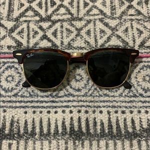 Barely Worn Ray Ban Clubmaster Sunglasses w/Case